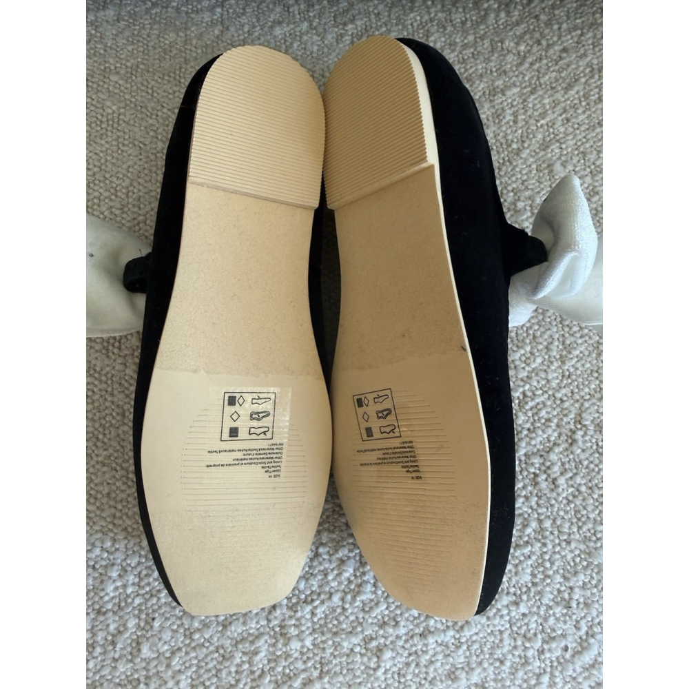 Janie and Jack Velvet Bow Flats SZ 1 - Picture 6 of 6